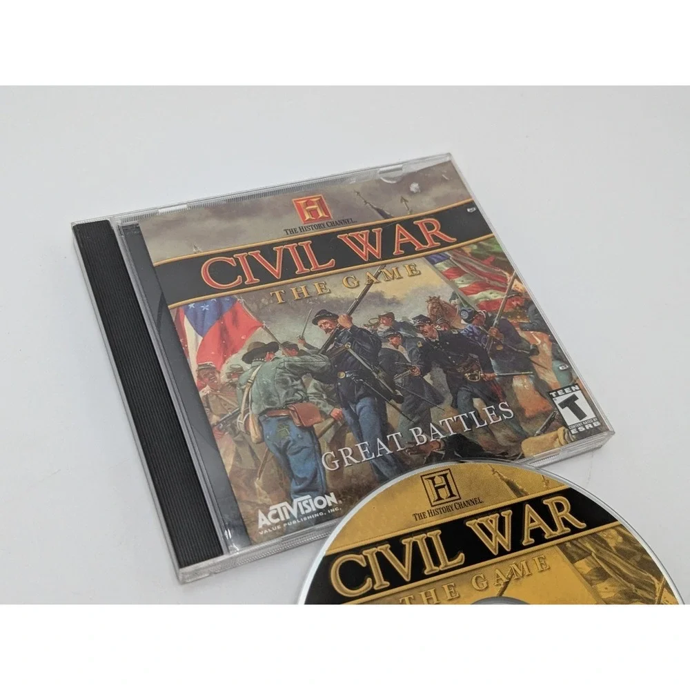 History Channel: Civil War The Game PC 2003 Game *missing‎ manual*